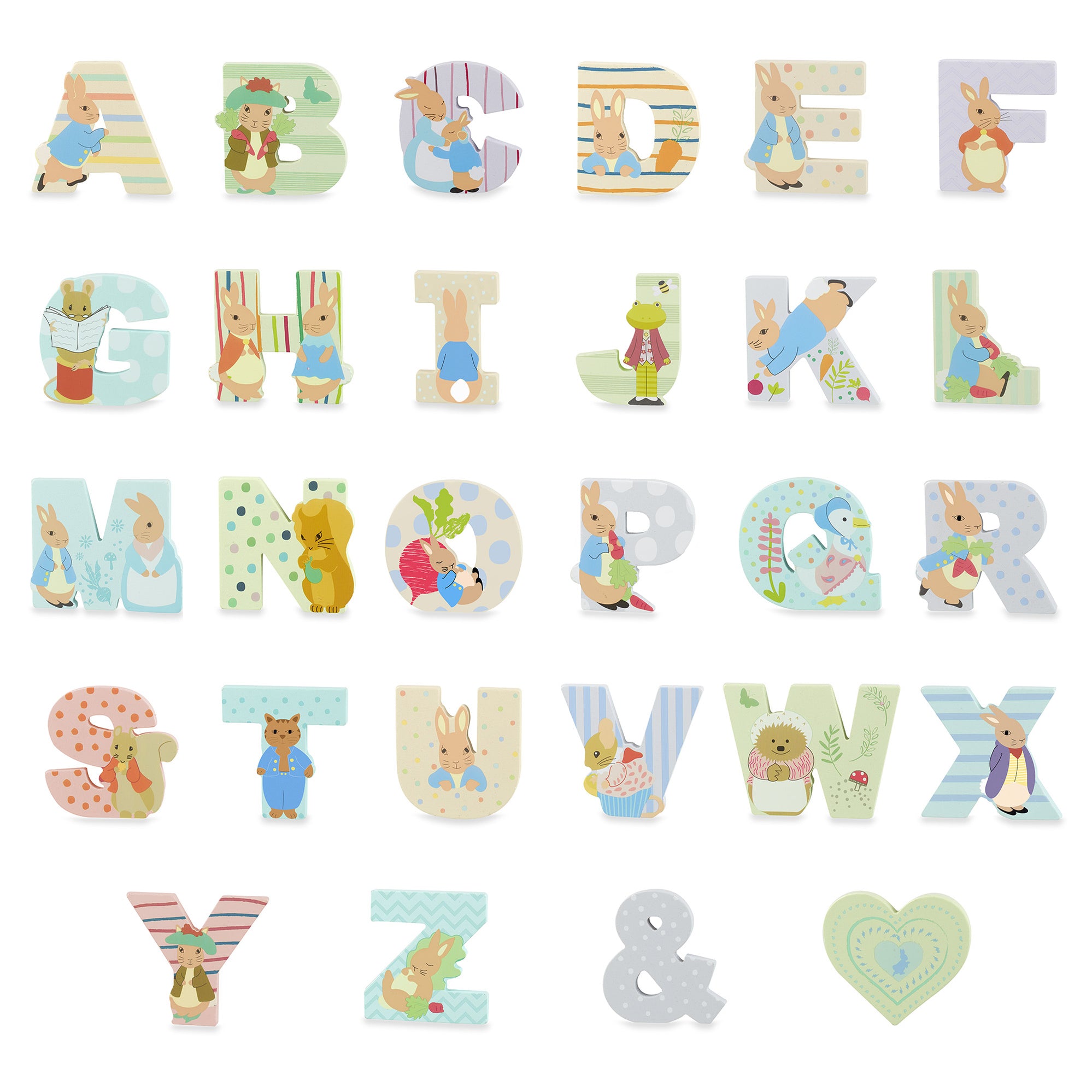 Peter Rabbit™ alphabet letters– Orange Tree Toys