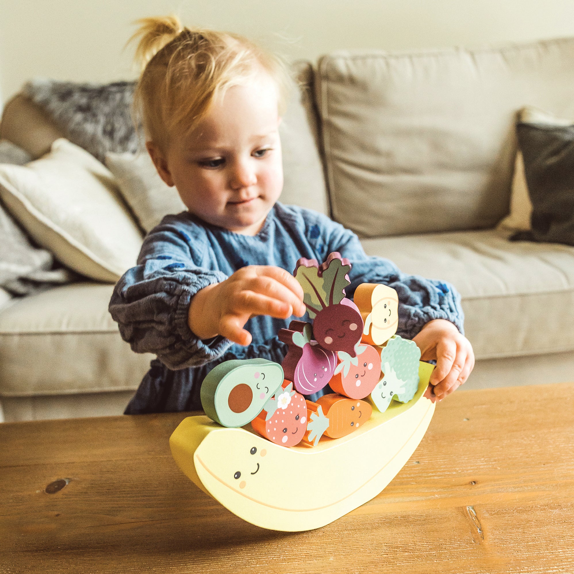 Happy Veggies & Friends Balancing Game– Orange Tree Toys