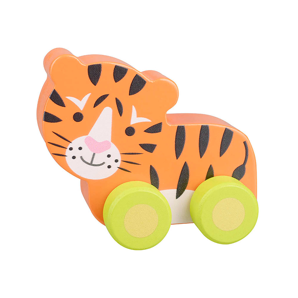Tiger Rabbit Toy Tiger First Push Toy– Orange Tree Toys