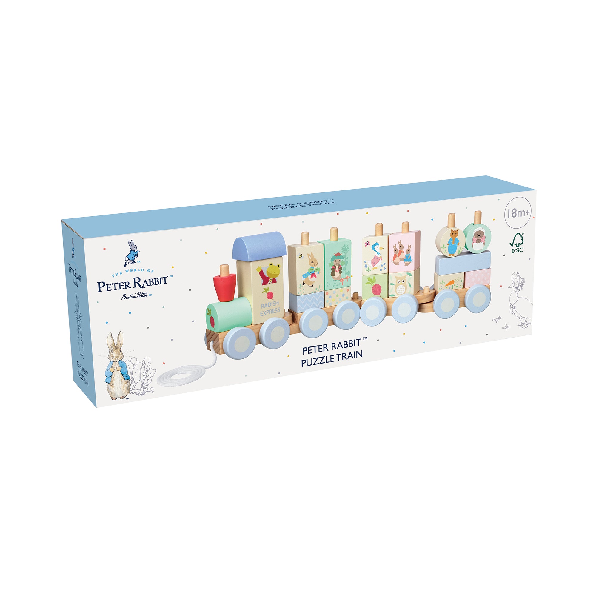 Peter Rabbit™ Radish Express Puzzle Train– Orange Tree Toys