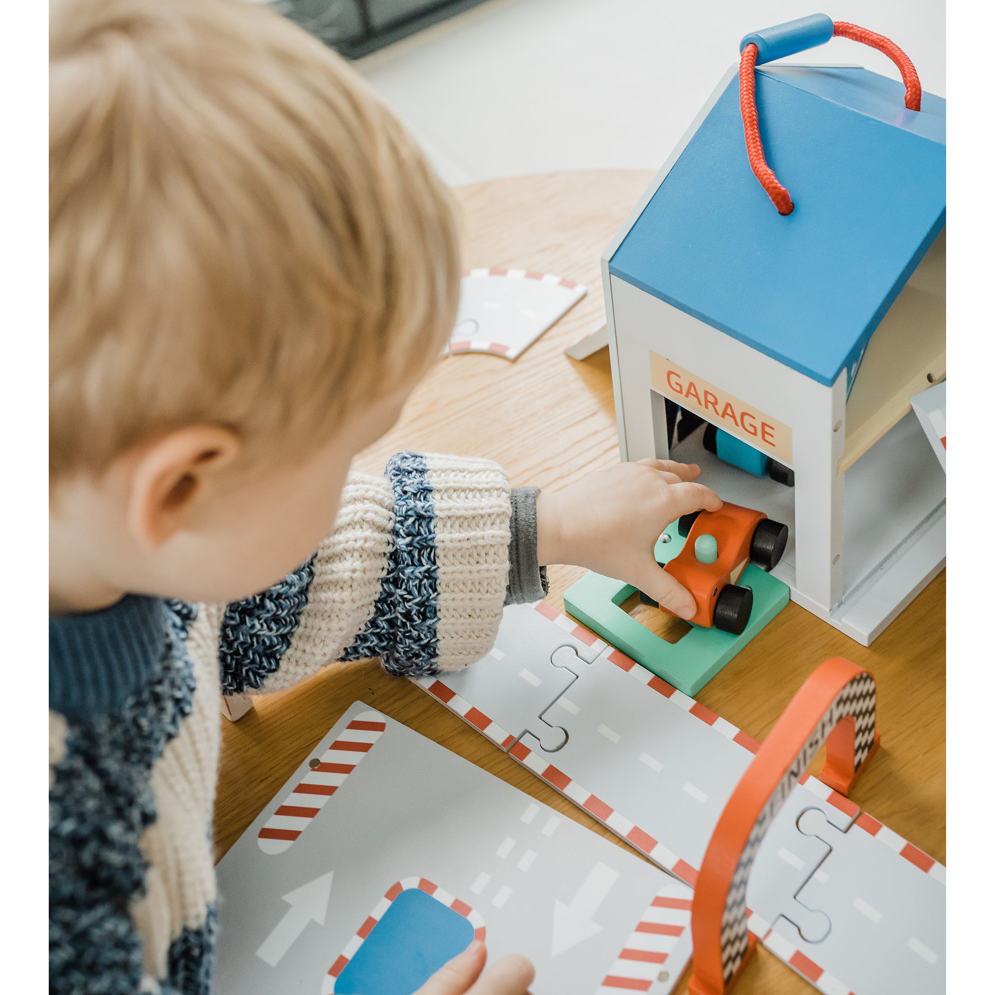 NEW Racing Track Play Set– Orange Tree Toys