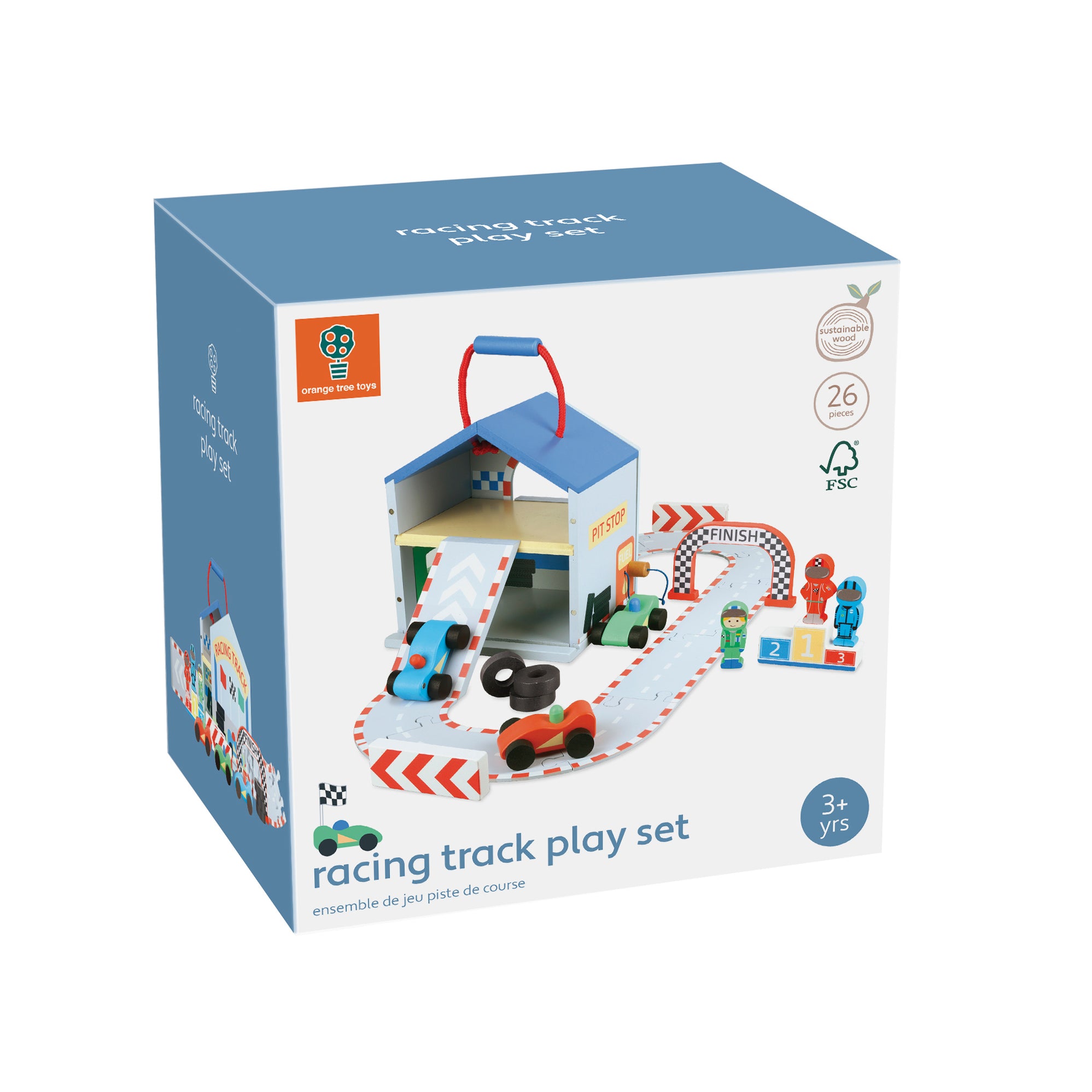 NEW Racing Track Play Set– Orange Tree Toys