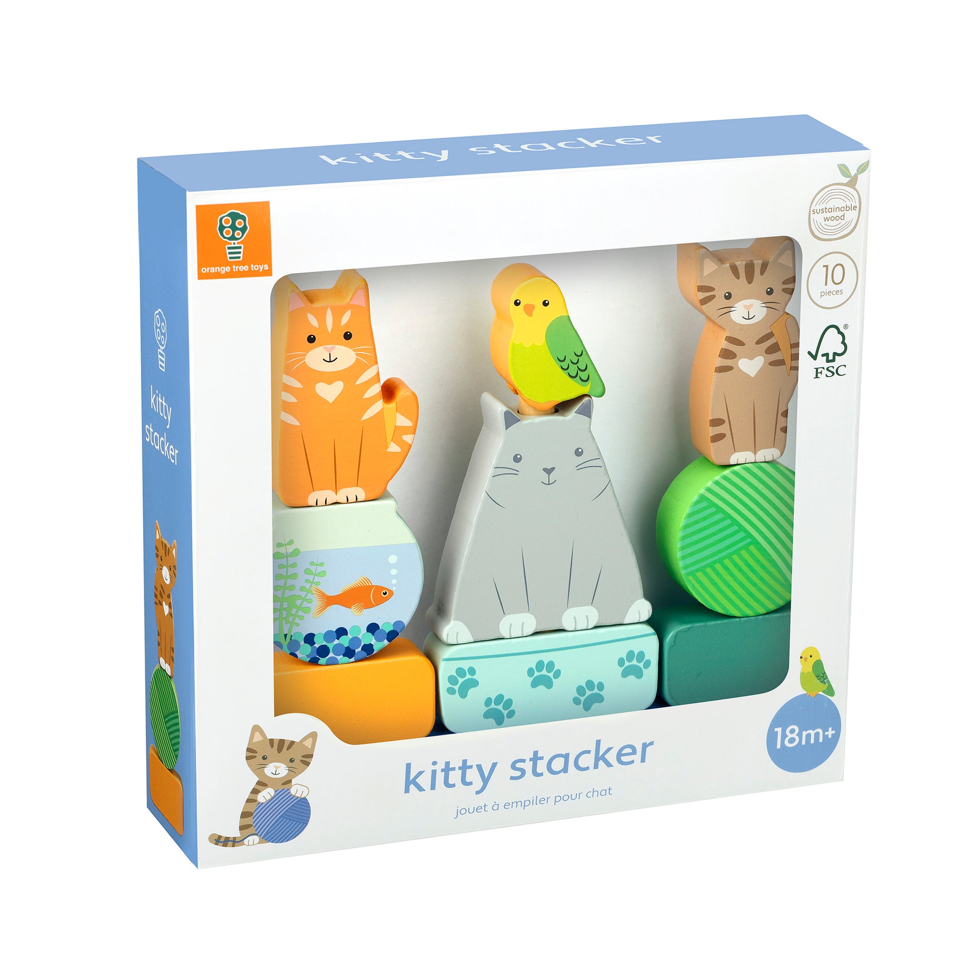 NEW Kitty Stacker– Orange Tree Toys