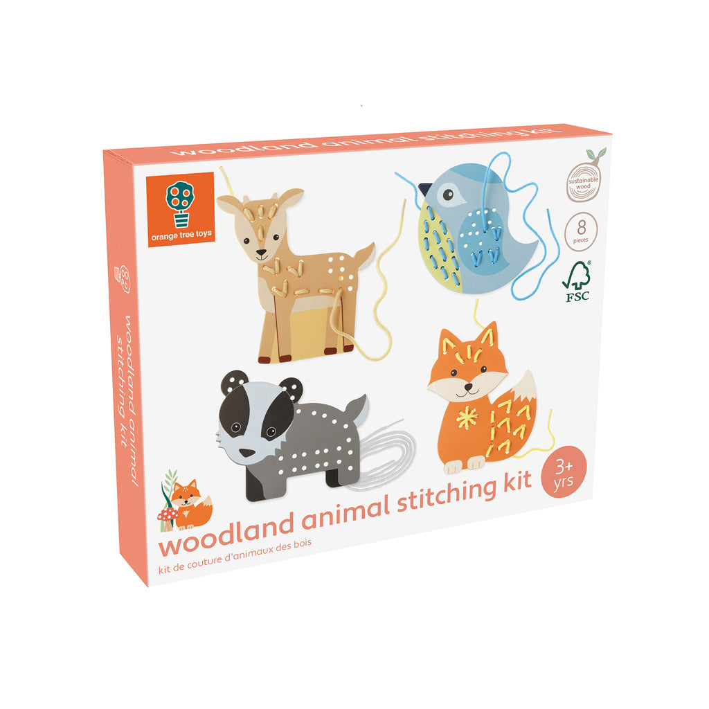 Animal Stitching Woodland Animal Stitching Kit (pack of 4)– Orange Tree Toys
