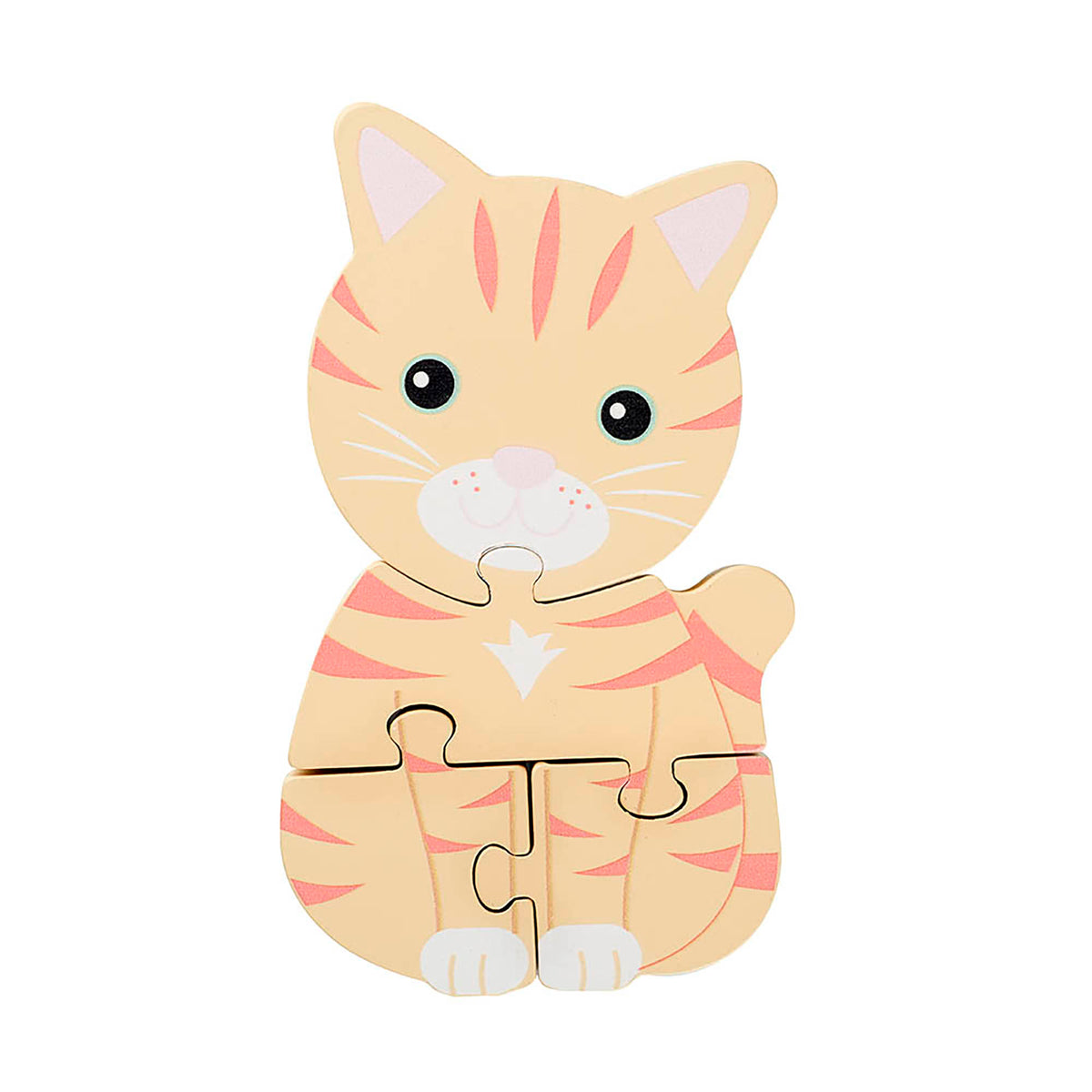 Cat Wooden Puzzle– Orange Tree Toys