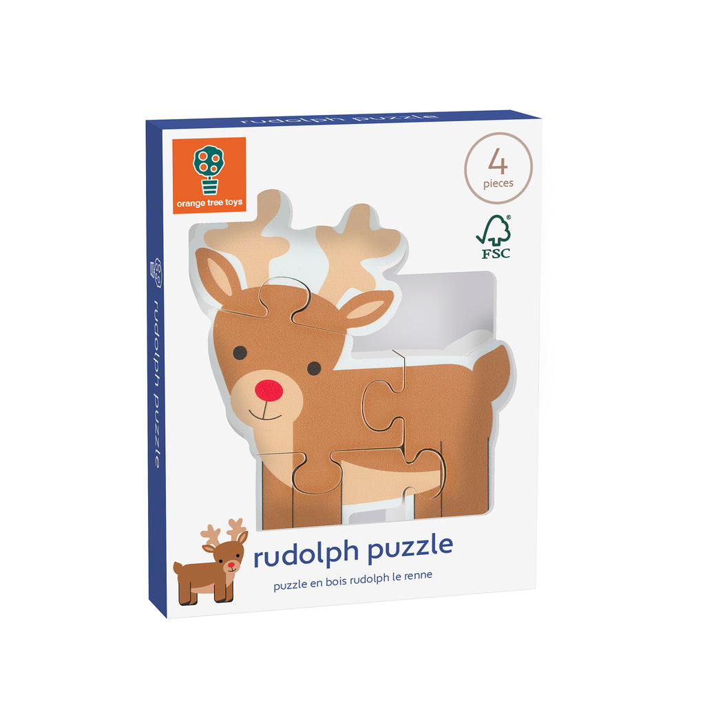Rudolph Wooden Puzzle– Orange Tree Toys