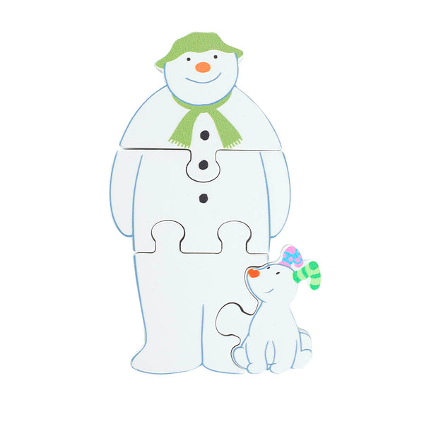 Snowman and snowdog teddy on sale