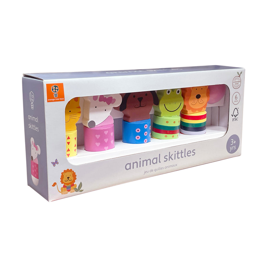 Orange Tree London Wooden Skittles Bowling Set NEW IN BOX Orange Tree London Wooden Skittles Bowling Set NEW IN BOX