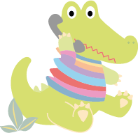 happy little crocodile using the phone very cute wow adorable adorable adorable illustration