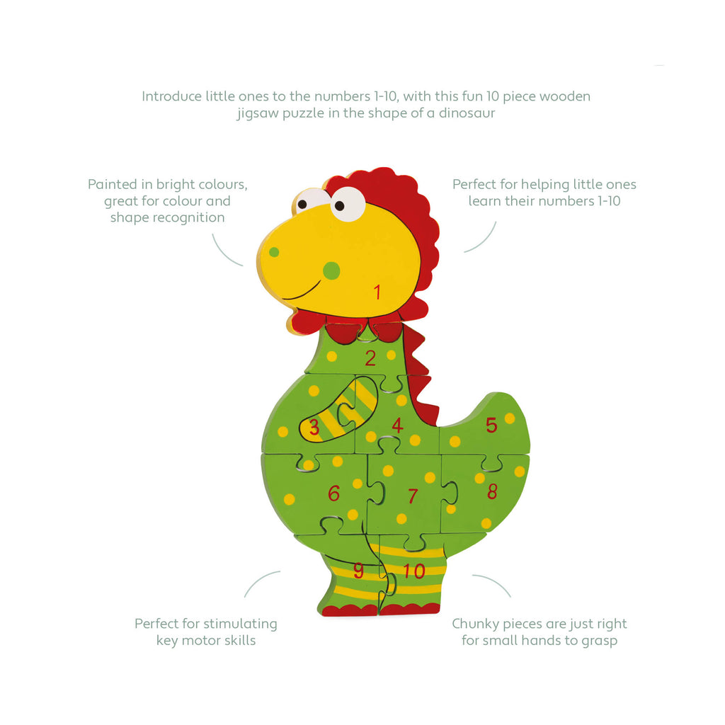Dinosaur Number Puzzle– Orange Tree Toys