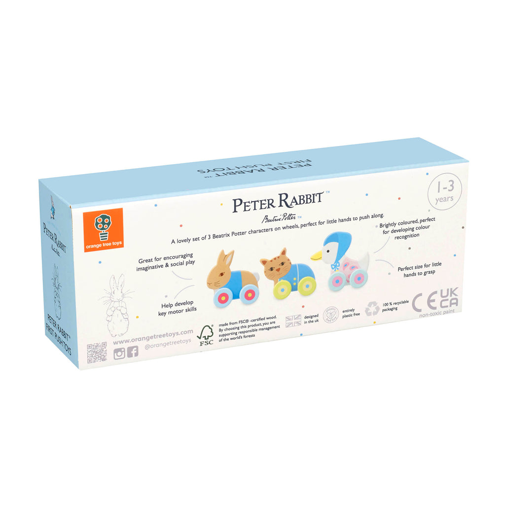 First Peter Rabbit Toy Peter Rabbit™ First push toys– Orange Tree Toys