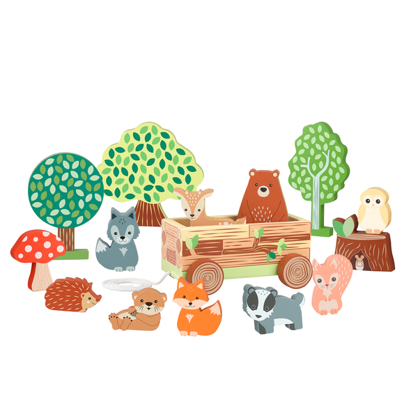 woodland animals Orange Tree Toys