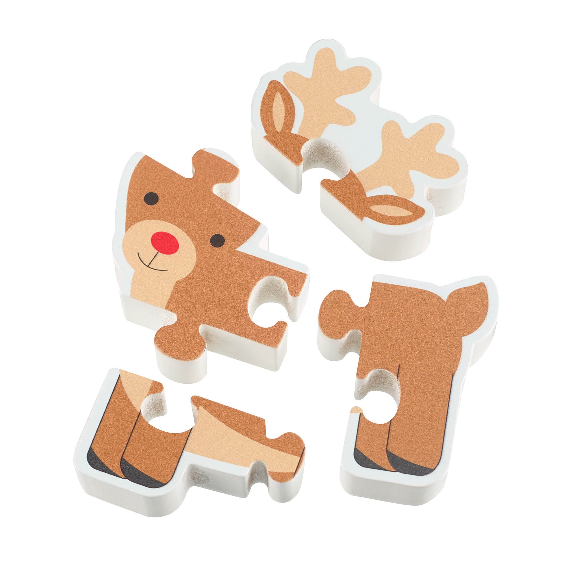 Rudolph Wooden Puzzle– Orange Tree Toys