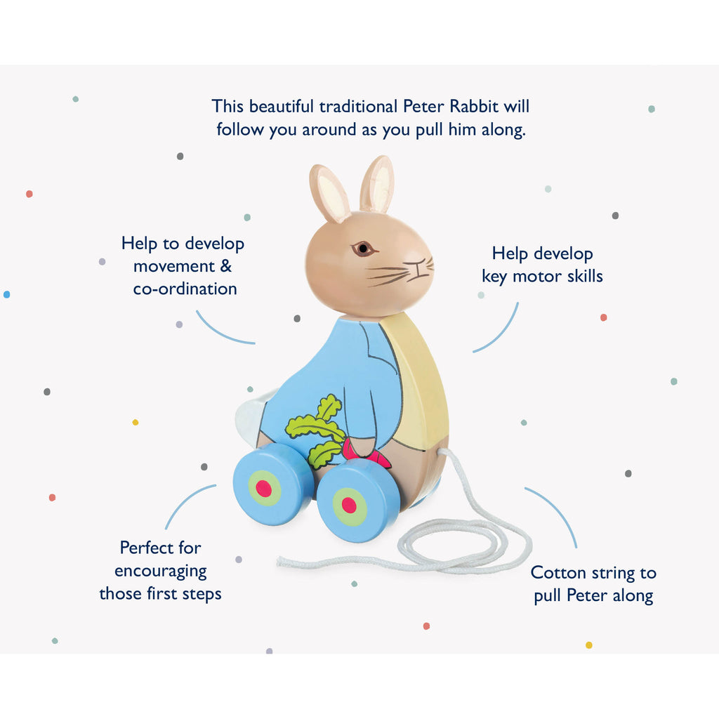 Peter Rabbit™ Pull Along– Orange Tree Toys