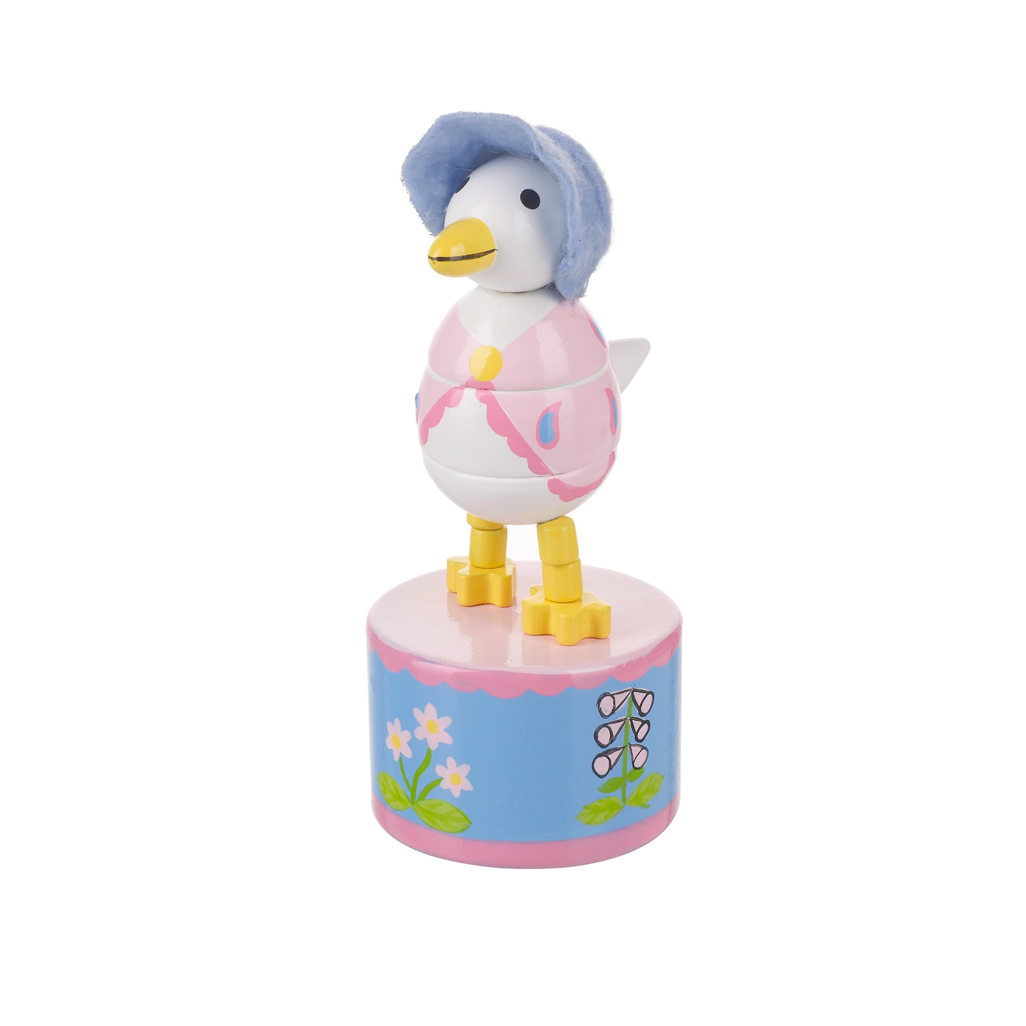 Push Up Jemima PuddleDuck Orange Tree Toys