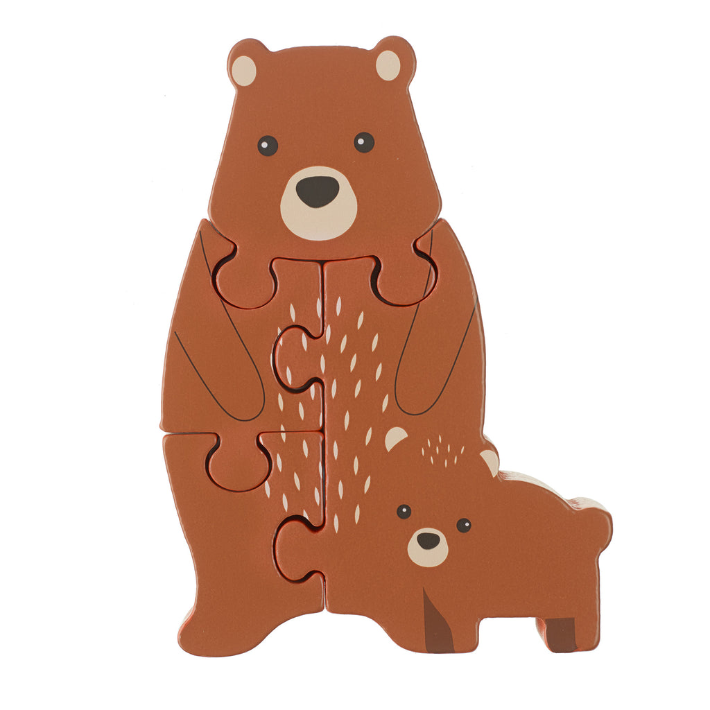 Puzzle En Bois Mini Dinosaure - Lot De 3 Puzzles 3 Pièces Pour Enfant Dès 12 Mois (Orange Tree Toys) - 9
